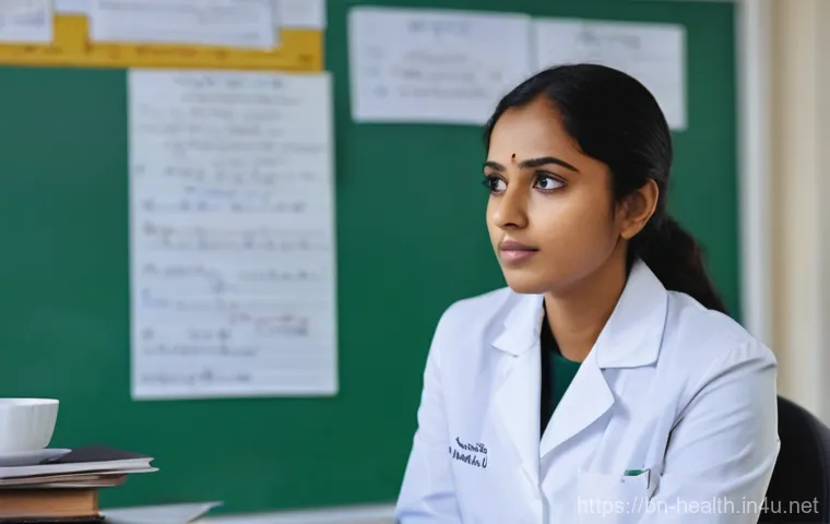 보건학 연구 방법론 - **Image Prompt 1: The Genesis of a Health Inquiry**
    A young, determined female public health res...