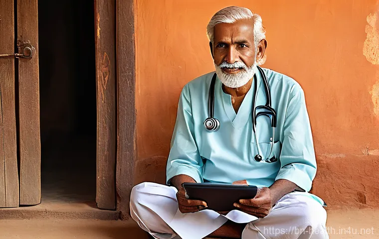 보건학과 보건 서비스 접근성 향상 - **Prompt 1: Seamless Digital Healthcare at Home**
    A bright, clean, and modern living room. A you...